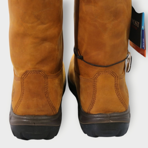 Dan Post Men Cummins 11" Waterproof Leather Western Work Boots DP62504 Size 8 - Picture 4 of 12